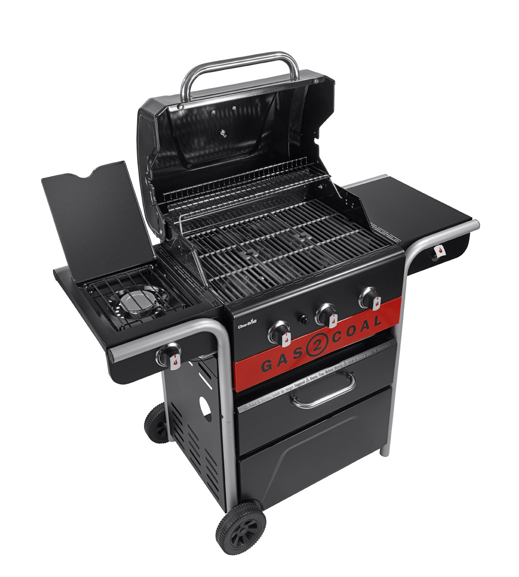 Hybridgrill Gas und Holzkohle Grillwagen Char-Broil Gas2Coal 2.0 330