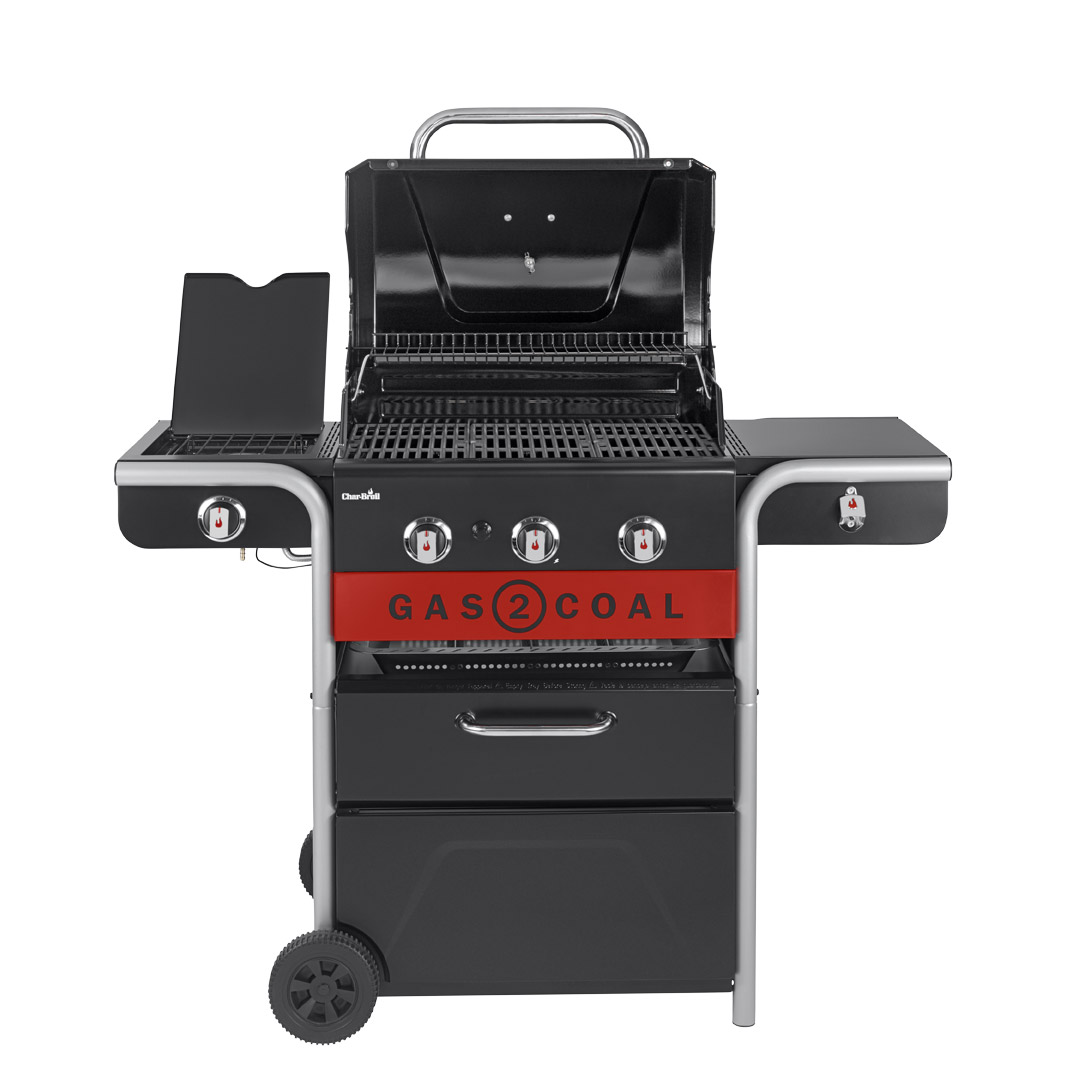 Hybridgrill Gas und Holzkohle Grillwagen Char-Broil Gas2Coal 2.0 330