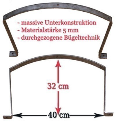 Kamindach Kupfer 70x100cm