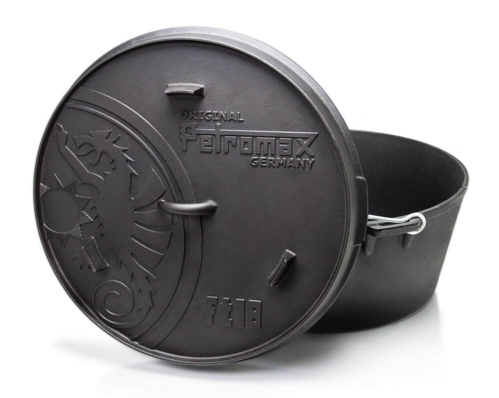 Feuertopf / Dutch Oven Petromax ft18-t ohne Fuß für mind. 20 Personen