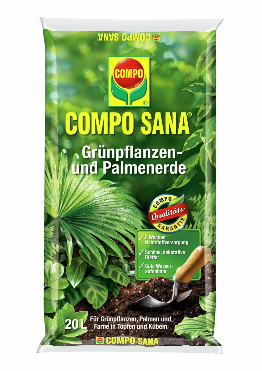 Compo SANA® Grünpflanzen- und Palmenerde 20L