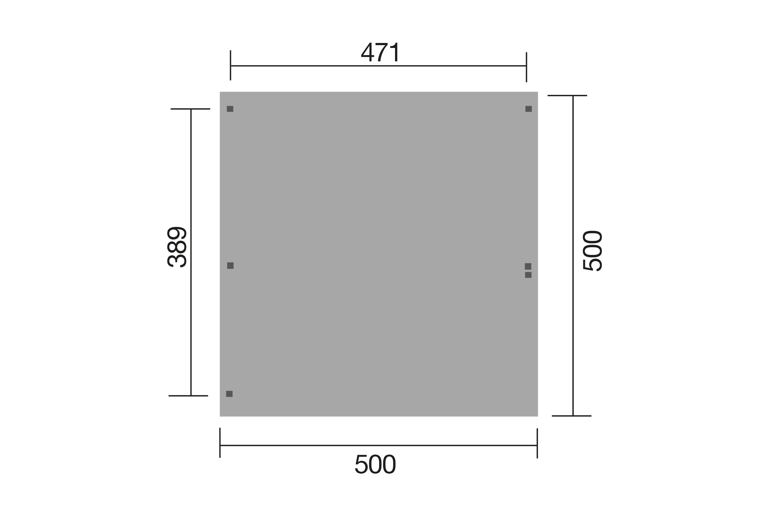 weka Flachdach-Doppelcarport 616