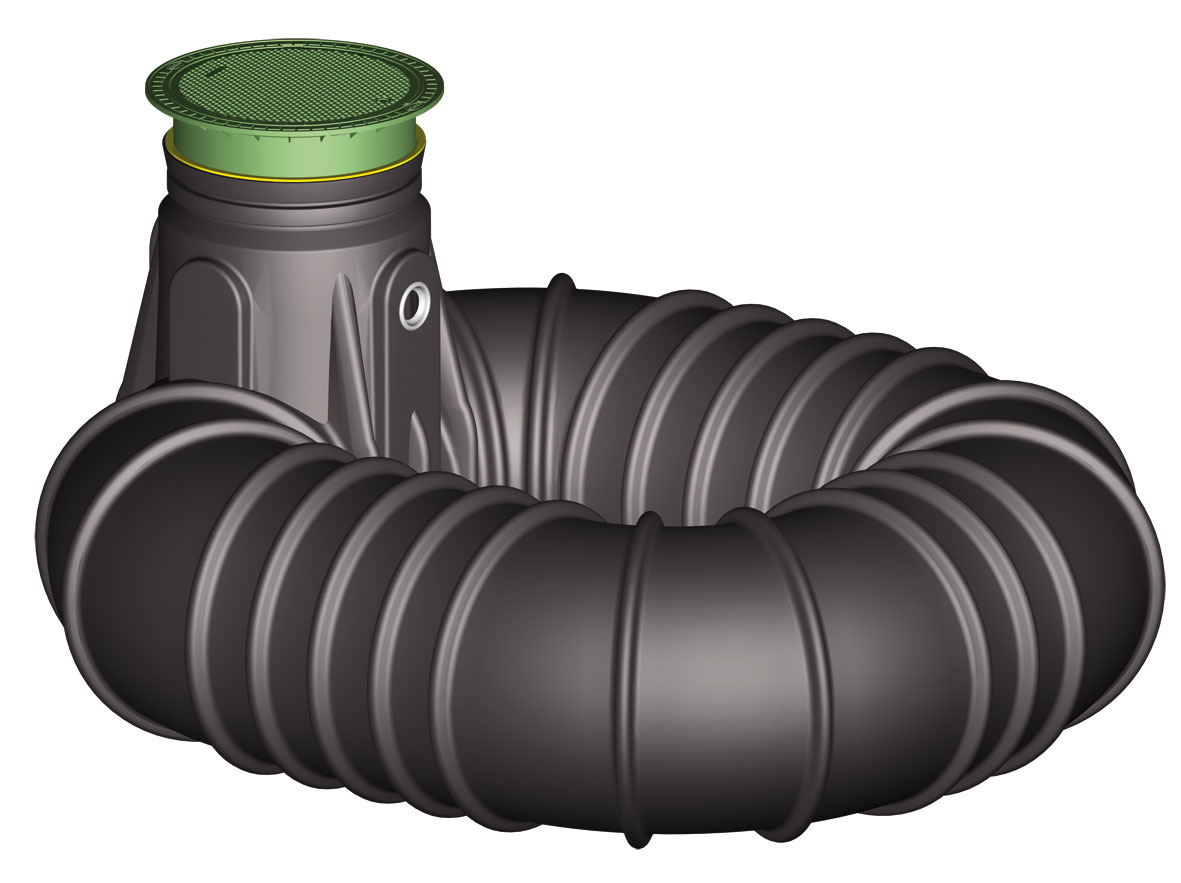 Abwasser Sammelgrube Rondus begehbar mit DIBt 2.000L GRAF 100205